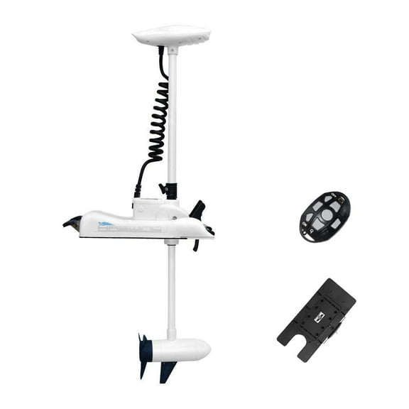 AQUOS Haswing CaymanB 12V 55LBS 54inch Bow Mount Trolling Motor with Wireless Remote Control, Quick Release Bracket