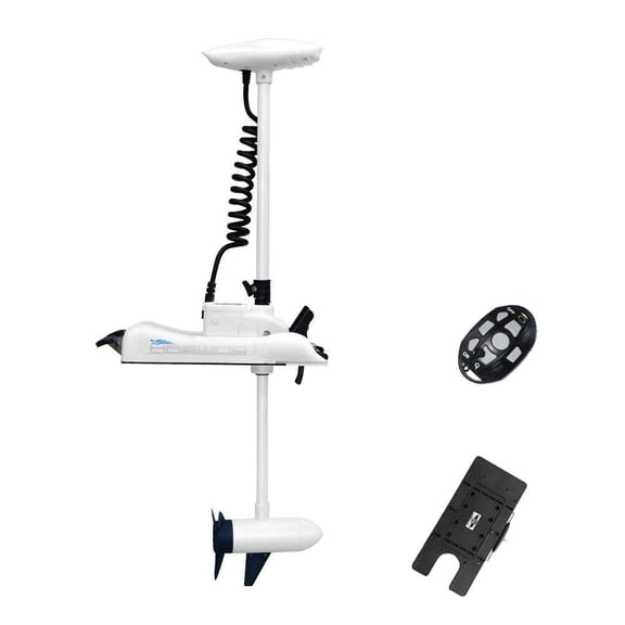 AQUOS Haswing CaymanB 24V 80LBS 54inch Bow Mount Trolling Motor with Wireless Remote Control, Quick Release Bracket