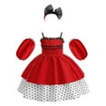 AQUTE Girl Dress Child Girls Dress Pageant Party Gown Dresses Red 67Y