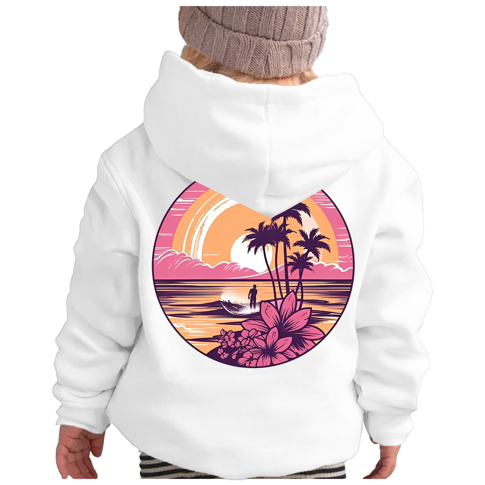 AQUTE Girls Sweatshirt Girl Hoodie Long Sleeve Soft Graphic Hoody Kids