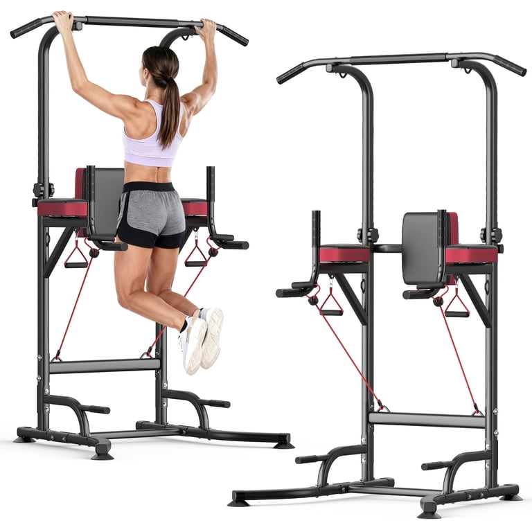 Heavy Duty Pull Up Bar & Dip Stand Power Tower | Multi-Function Home Workout Equipment | Plate Load Series – Targets Back, Chest, Arms, Shoulders & Core Heavy Duty Pull Up Bar & Dip Stand Power Tower | Multi-Function Home Workout Equipment | Plate Load Series – Targets Back, Chest, Arms, Shoulders & Core
