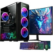 AQVIN الألعاب سطح المكتب الكمبيوتر، AMD RYZEN 7، 16 GB ذاكرة الوصول العشوائي، 512 GB SSD