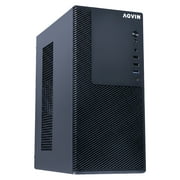 AQVIN MTX60 Minitower Windows 11 Pro Desktop Computer PC - Intel Hexa-core I5 | 16GB DDR4 RAM | 1TB NVMe SSD | AX900 WiFi Bluetooth Adapter