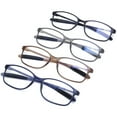 thumbnail image 1 of AQWANO Reading Glasses Computer Blue Light Blocking - Lightweight Flexible TR90 Durable Readers Anti Glare Filter for Women Men, 2.5, 1 of 6