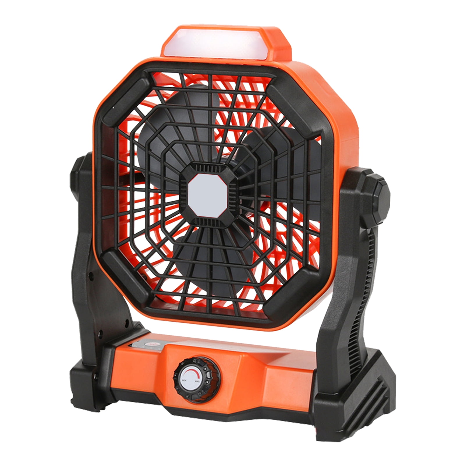 AQYK Tents Fan 2-in-1 Portable Lightweight USB Rechargeable LED Lamp Fan Light for Daily Life