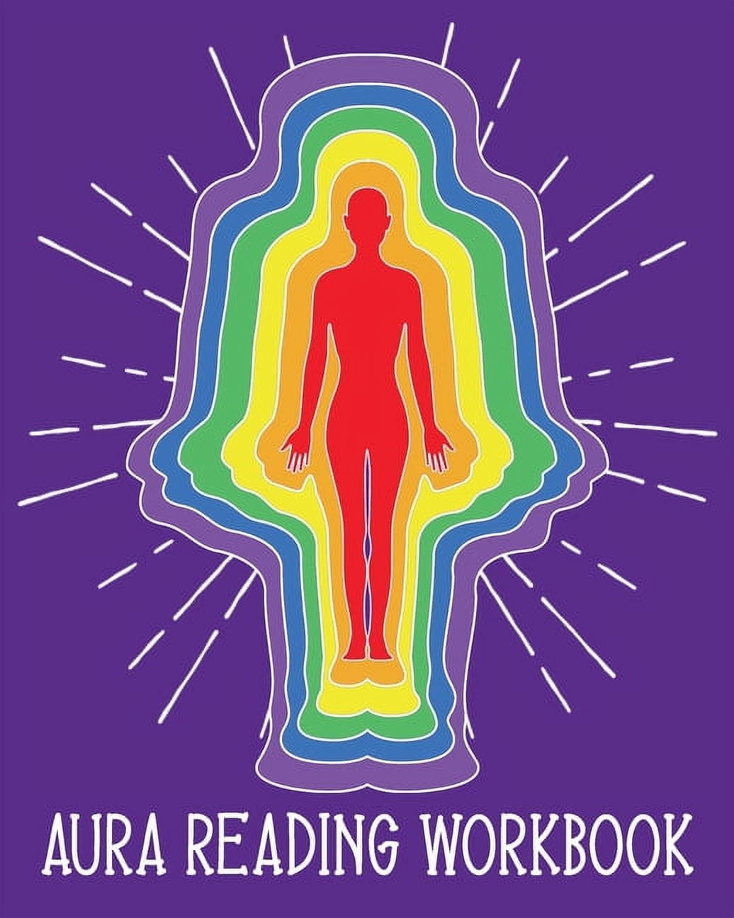 AR 8" X 10" 106pages Aura Reading Workbook Log Your Aura Readings for Energy Workers, New Age