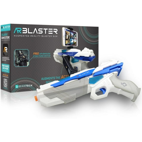 AR Blaster Toys, Virtual Shooting Battle, Play Video Games, 360Augmented Reality Video Game with Bluetooth 4.2, Blasters Toy Controller for iPhone & Android Phones, Birthday Xmas Gifts