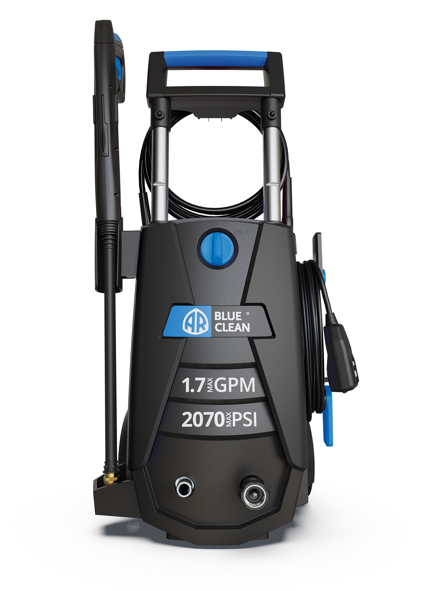 AR Blue Clean 2070 PSI Electric Pressure Washer with Telescopic Handle