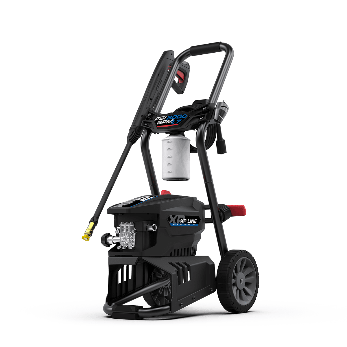 AR Blue Clean 2000 PSI Electric Pressure Washer with Metal Cart