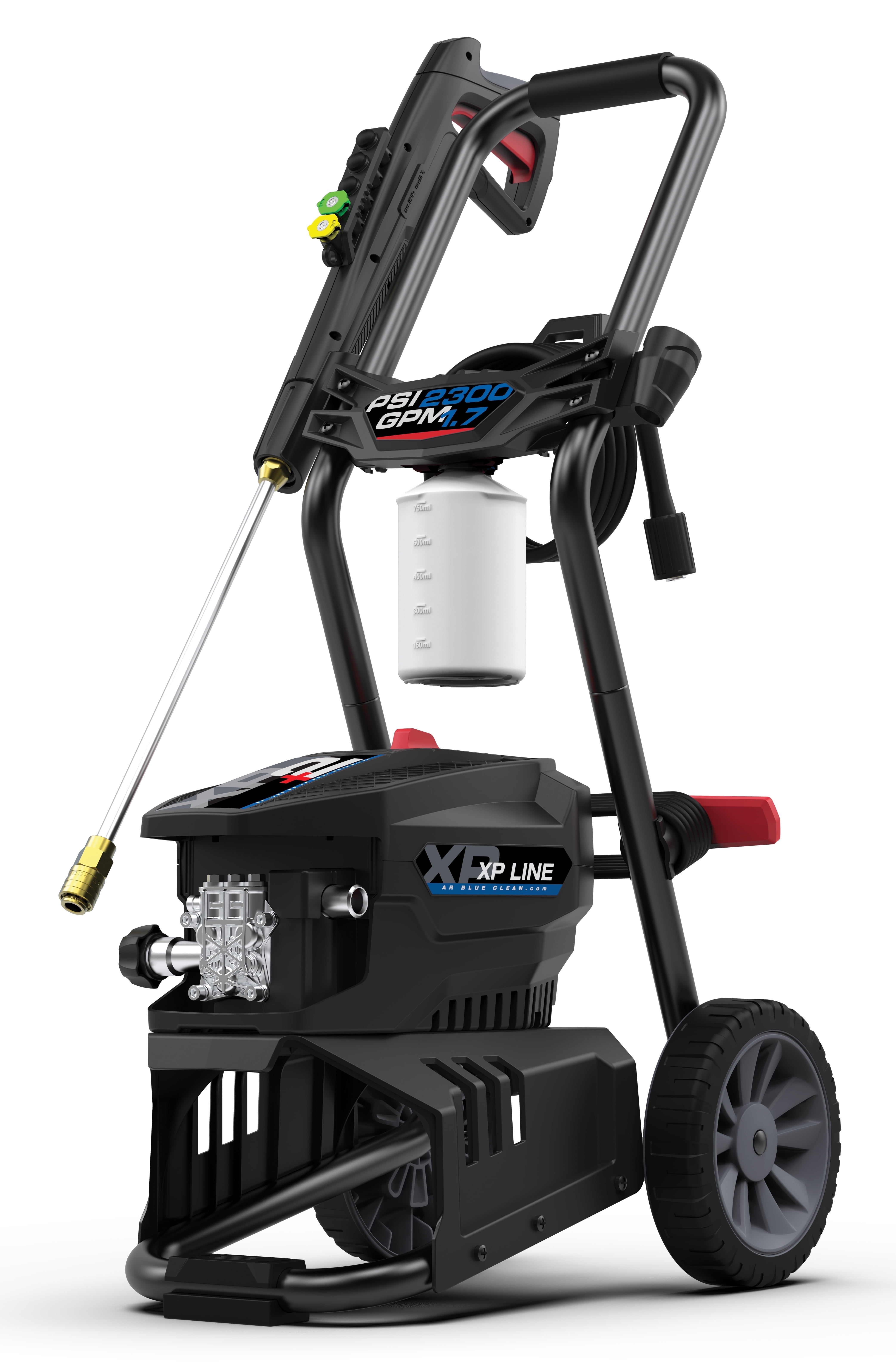2300 PSI Black and Blue Electric Pressure Washer with PVC Hose