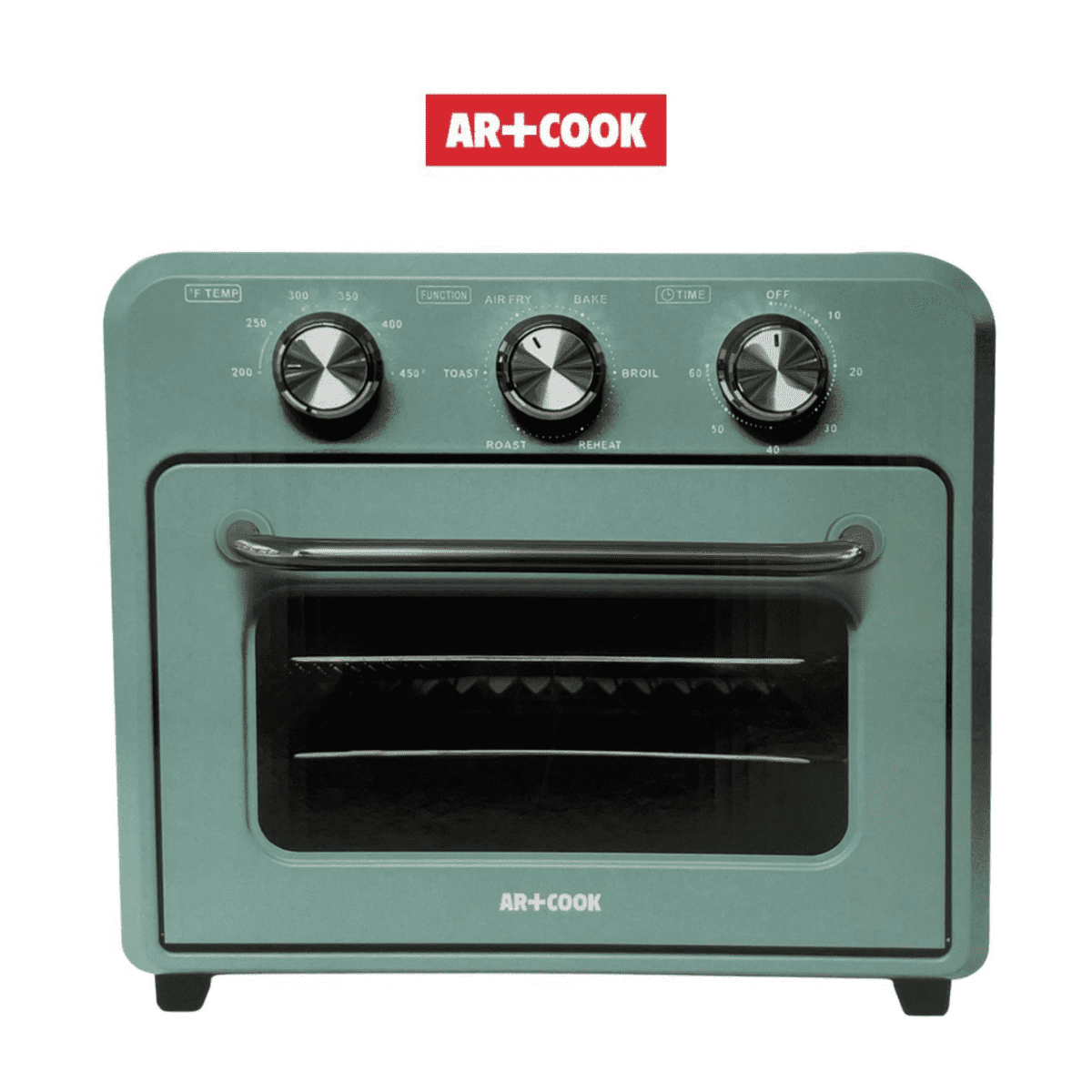 AR+COOK 17 Qt Capacity Air Fryer Oven, Aqua Blue