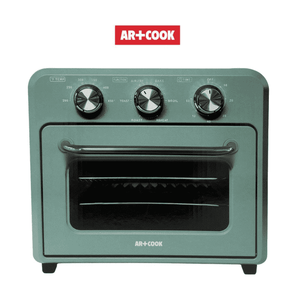 AR+COOK 17 Qt Capacity Air Fryer Oven, Aqua Blue