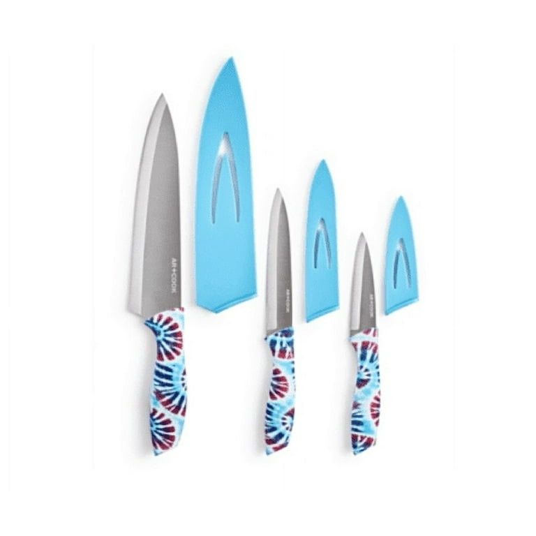 Art & Cook 6-Pc. Knife Set with Faux Marble Handles - Macy's