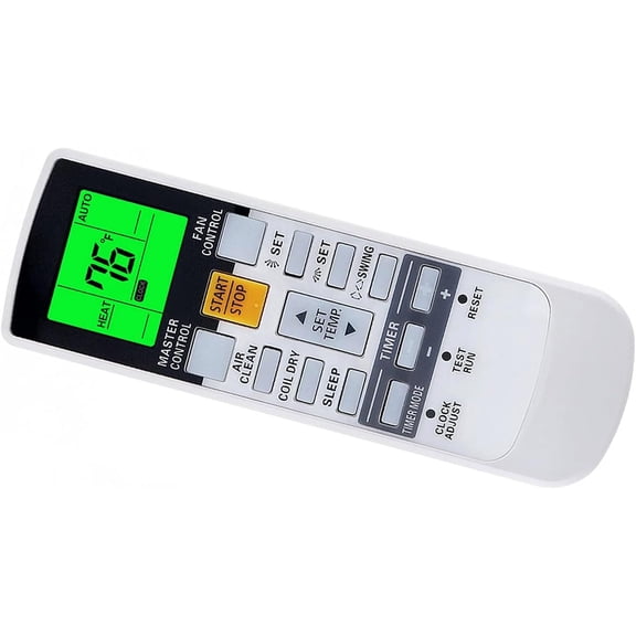 AR-DJ20 New Replacement Remote fit for Fujitsu Air Conditioner ASU30C1 ASU30CLX1 ASU12RL2 ASYG12LJCA