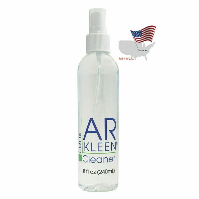 AR Kleen Eyeglass Lens Cleaner Spray, NonAlcohol, 8oz 240ml Refill for Sunglasses and