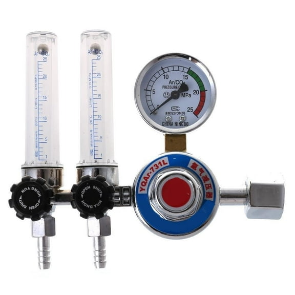 AR Regulator Welding Gas Pressure Reducing Valve Pressure Reducer Dual Pipe ,Durable Materia