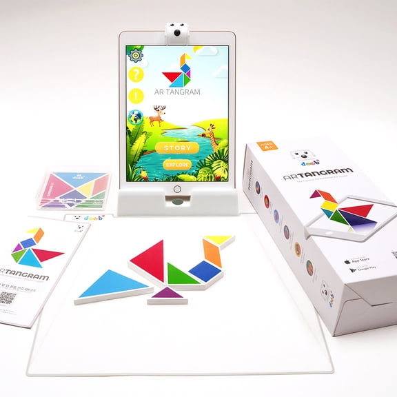 AR Tangram, kids brain development tool