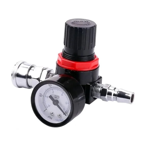 AR2000 1/4'' Air Pressure Regulator Control Compressor Pump, Gas Regulating Treatment Units With Gau Adjustable ,Easy to Use - AR WITH PC 8MM_1