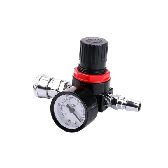 AR2000 1/4'' Air Pressure Regulator Control Compressor Pump, Gas Regulating Treatment Units With Gau Adjustable ,Easy to Use - AR WITH PC 12MM_1