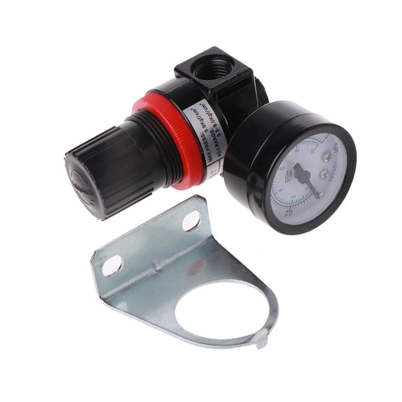 AR2000 Air Control Pressure Gauge Compressor Relief Regulator Regulating Valve Easily Adjustable Air Control Gauge Regulator Valve