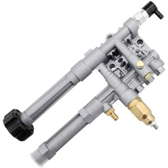 AR42940 Pressure Washer Pump Head Aluminum Compatible with Troy Bilt AR Pump RMW2G20, RMW2G24, RMW2G25, SRMW2.2G26 Pump Head Replaces AR42518 AR43061