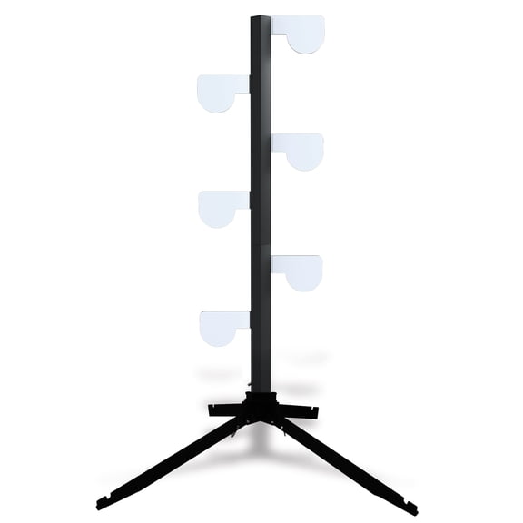 Atflbox AR500 Dueling Tree Target Kit - 4" x 1/4" Steel Paddle for .22 Rimfire Shooting Sports Competition and Training