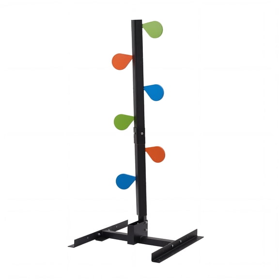 AR500 Steel Dueling Tree Kit with Stand – Auto-Reset Reactive Swing Paddles for Range Training & Outdoor Firing Competition