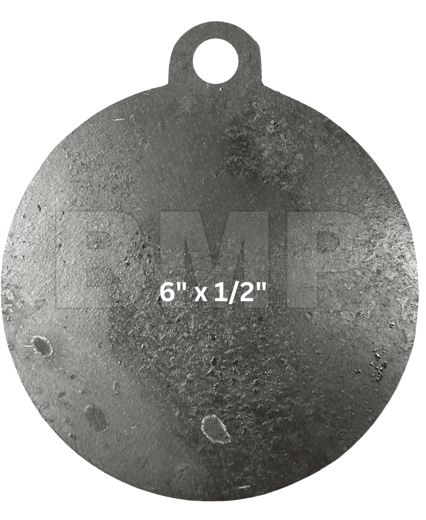 AR500 Steel Gong Shooting Target 1/2" – 6" Round – 1-Hole