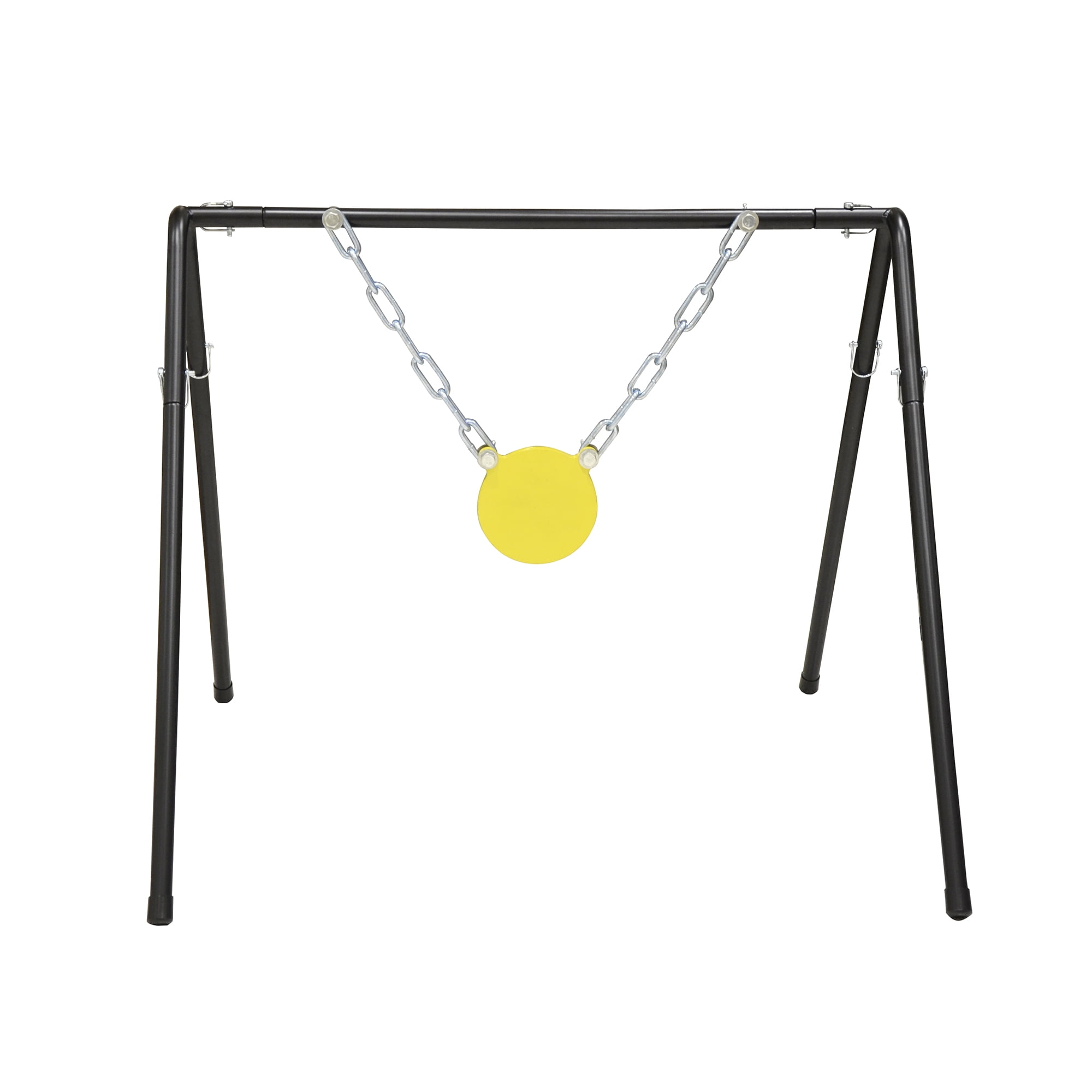 AR500 Steel Gong Target with Stand, Shooting Target Stand, 8" X 1/2"
