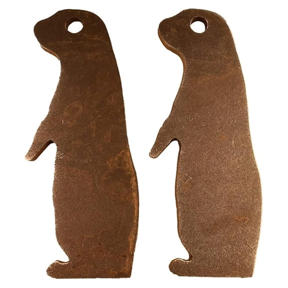 AR500 Steel Prairie Dog Shooting Targets 2 Pack(4"x11")-1/2"Thick,Rifle Rated by