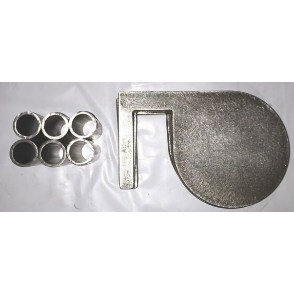 AR500 Steel Target Dueling Tree DIY Kit (6) 4" X 1/4" Paddles DOM Pivot Tubes