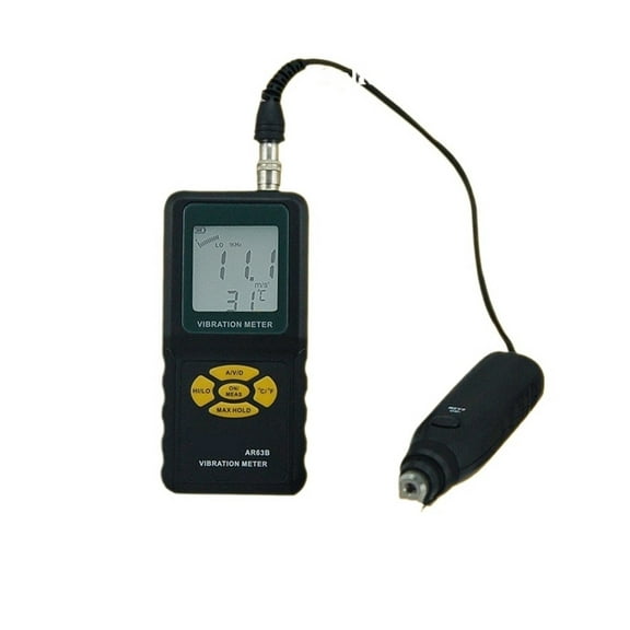 AR63B Vibration Meter Digital Precision Tester Analyzer Vibrometer Velocity Acceleration Displacement measurement ,Versatile Frequency