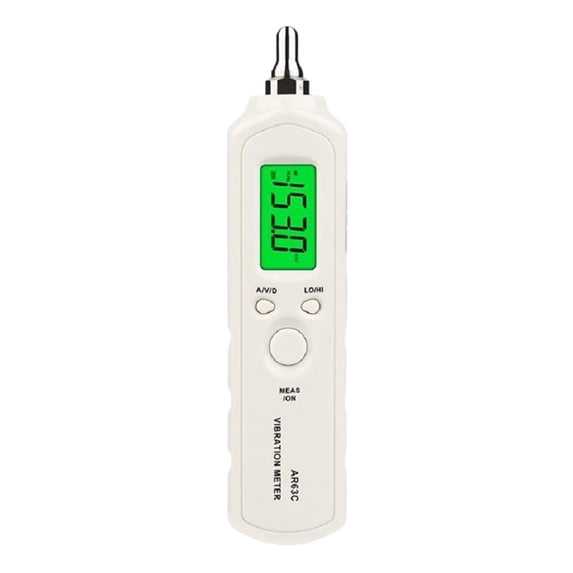 AR63C Portable Digital Vibrometer AC Output Battery Vibration Meter Analyzer ,Versatile Frequency