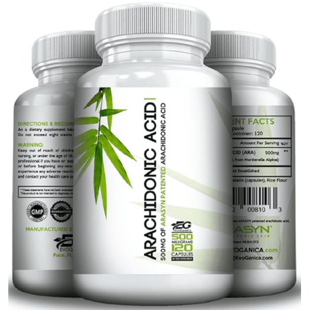 ARACHIDONIC ACID (500mg x 120ct) (10%) by EVOGANICA …