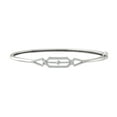 thumbnail image 1 of ARAIYA 10K White Gold Diamond Bangle Bracelet (1/3 cttw, I2-I3 Clarity, I-J Color) 7", 1 of 4