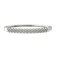 thumbnail image 1 of ARAIYA 10K White Gold Lab Grown Diamond Bangle Bracelet (1/3 cttw, VS Clarity, D-E Color) 7", 1 of 4