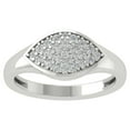 thumbnail image 1 of ARAIYA 10K White Gold Round Diamond Fashion Band Ring (1/3 cttw, I-J Color, I2-I3 Clarity), Size 7, 1 of 4