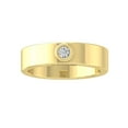 thumbnail image 1 of ARAIYA 10K Yellow Gold Round Diamond Band Ring (1/10 cttw, I-J Color, I2-I3 Clarity), Size 6.5, 1 of 4