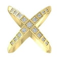 thumbnail image 1 of ARAIYA 10K Yellow Gold Round Diamond Fashion Band Ring (1/2 cttw, I-J Color, I2-I3 Clarity), Size 5, 1 of 4
