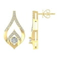 thumbnail image 1 of ARAIYA 10K Yellow Gold Round Lab Grown Diamond Stud Earrings (1/2 cttw, VS Clarity, D-E Color), 1 of 5