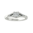 thumbnail image 1 of ARAIYA 14K White Gold Round Diamond Engagement Ring (5/8 cttw, I-J Color, I2-I3 Clarity), Size 7, 1 of 4