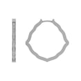 thumbnail image 1 of ARAIYA 14K White Gold Round Diamond Hoop Earrings (1/2 cttw, I2-I3 Clarity, I-J Color), 1 of 4