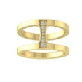 thumbnail image 1 of ARAIYA 14K Yellow Gold Round Diamond Fashion Band Ring (1/10 cttw, I-J Color, I2-I3 Clarity), Size 5, 1 of 4