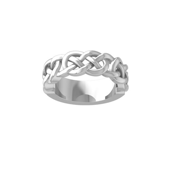 ARAIYA FINE JEWELRY 10K White Gold Anniversary Ring Size 7