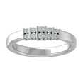 thumbnail image 1 of ARAIYA FINE JEWELRY 10K White Gold Diamond Anniversary Band Ring (1/4 cttw, I-J Color, I2-I3 Clarity) Size 7.5, 1 of 6