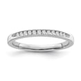 thumbnail image 1 of Araiya Fine Jewelry 10K White Gold Diamond Band Ring (1/2 cttw, I-J Color,I2-I3 Clarity) Size 7.5, 1 of 5