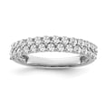 thumbnail image 1 of ARAIYA FINE JEWELRY 10K White Gold Diamond Band Ring (1 cttw, I-J Color, I2 Clarity), Size 5.5, 1 of 5