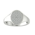 thumbnail image 1 of ARAIYA FINE JEWELRY 10K White Gold Diamond Composite Engagement Ring (1/2 cttw, I-J Color, I2-I3 Clarity) Size 8.5, 1 of 5