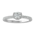 thumbnail image 1 of ARAIYA FINE JEWELRY 10K White Gold Diamond Engagement Ring (3/4 cttw, I-J Color, I2-I3 Clarity) Size 5.5, 1 of 6