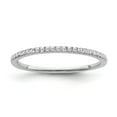 thumbnail image 1 of ARAIYA FINE JEWELRY 10K White Gold Diamond Eternity Band Ring (3/8 cttw, I-J Color, I2-I3 Clarity), Size 8.5, 1 of 6